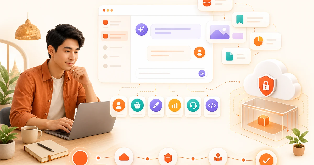 Feature image: วิธีสมัครและเริ่มใช้ Hermes Agent บน OPB Stack ใน 5 นาที